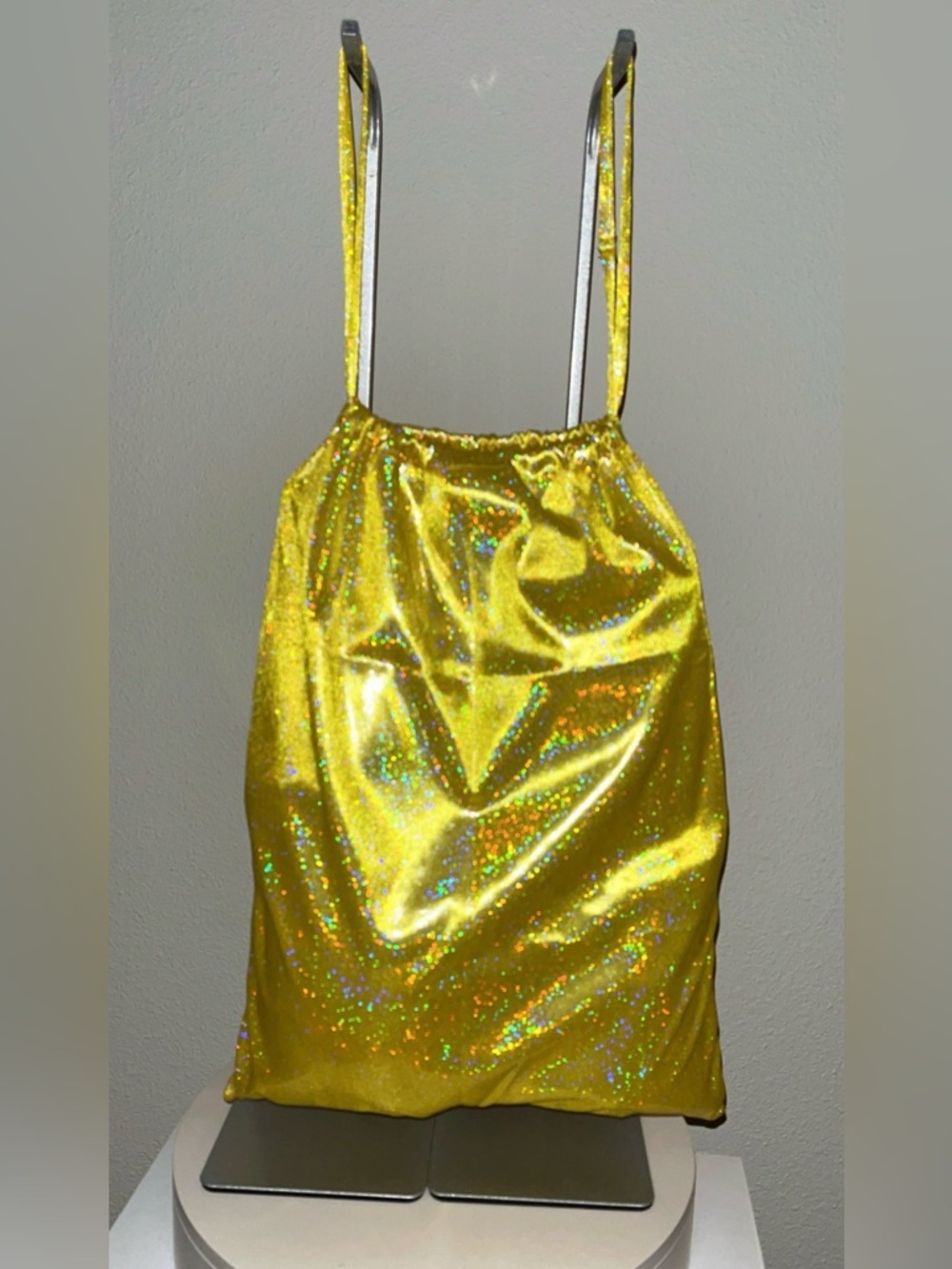 EXOTIC DANCEWEAR: Large Yellow Money/Dance Bag